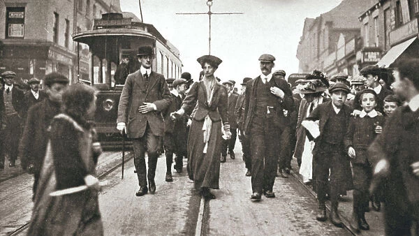 Lady Constance Lytton, British suffragette, Newcastle, 9 October 1909