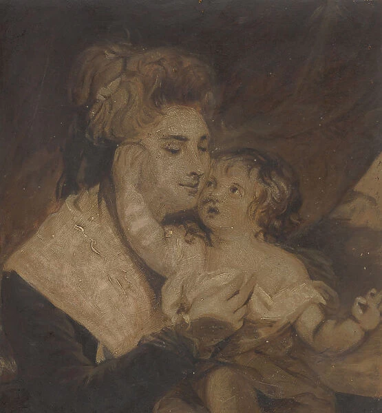 Lady Dashwood and Her Son, ca. 1785. Creator: Charles Howard Hodges