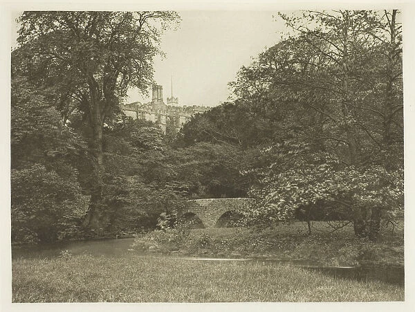 Lady Dorothys Bridge, Haddon Hall, 1880s. Creator: Peter Henry Emerson
