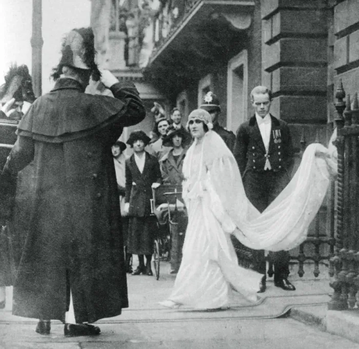 Framed Print : Lady Elizabeth Bowes-Lyon on her way to be married at Westminster Abbey, 26 April 1923, (1937) Framed Print : Lady Elizabeth Bowes-Lyon on her way to be married at Westminster Abbey, 26 April 1923, (1937)