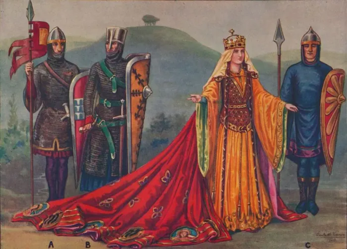 Framed Print : The Lady of the English, 1141, 1926. Artist: Herbert Norris Framed Print : The Lady of the English, 1141, 1926. Artist: Herbert Norris