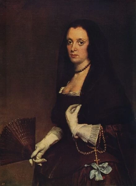 Lady with a Fan, c1638-1639, (c1915). Artist: Diego Velasquez