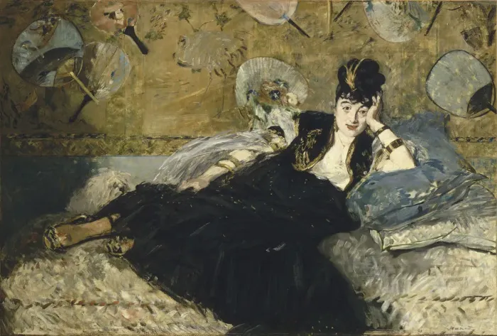 Framed Print : The Lady with Fans, 1873. Artist: Manet, Edouard (1832-1883) Framed Print : The Lady with Fans, 1873. Artist: Manet, Edouard (1832-1883)