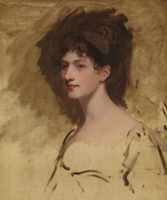 Framed Print : Lady Hester King (died 1873), probably 1805. Creator: John Hoppner Framed Print : Lady Hester King (died 1873), probably 1805. Creator: John Hoppner