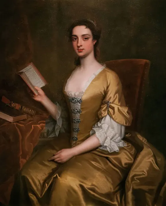 Framed Print : Lady-in-waiting at Queen Anne's court, c1712-1714. Creator: Michael Dahl Framed Print : Lady-in-waiting at Queen Anne's court, c1712-1714. Creator: Michael Dahl