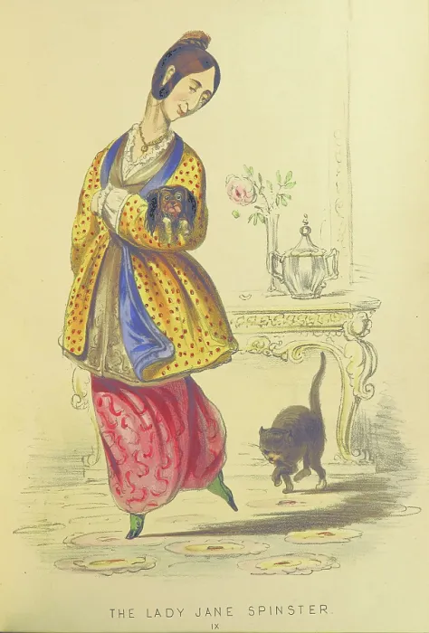 Framed Print : The Lady Jane Spinster, 1852. Creator: W. S. Reed Framed Print : The Lady Jane Spinster, 1852. Creator: W. S. Reed