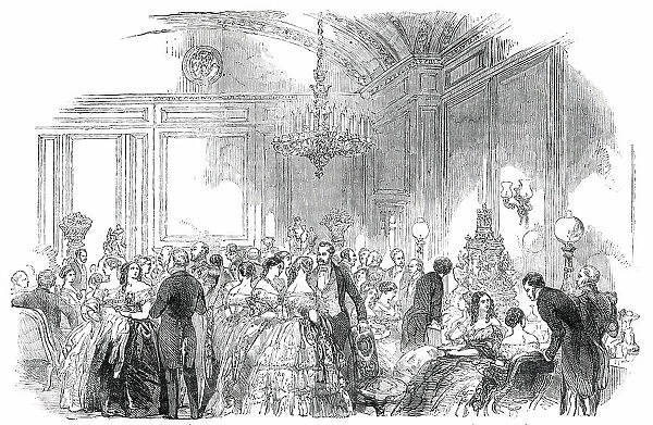Lady John Russell's Assembly on Wednesday Evening, at Downing-Street - the Refreshment Room, 1850. Creator: Unknown