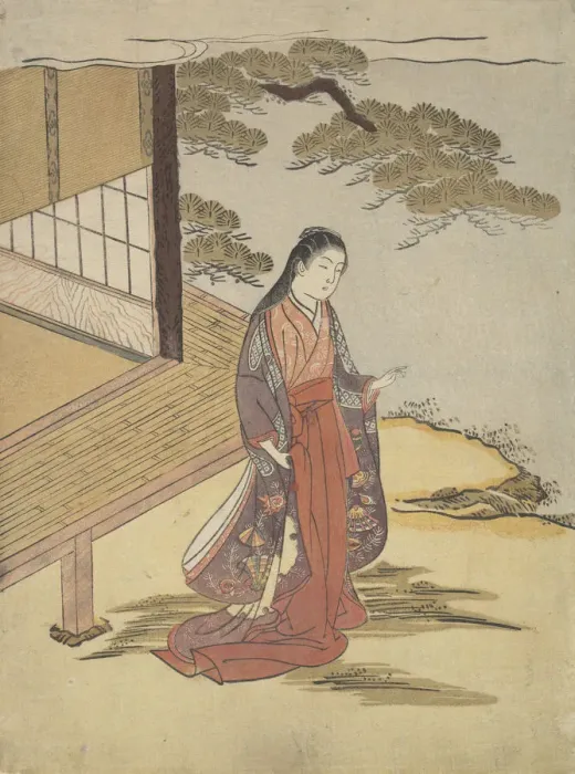 Framed Print : Lady Komachi. Creator: Suzuki Harunobu Framed Print : Lady Komachi. Creator: Suzuki Harunobu