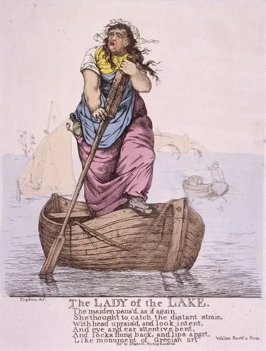 Framed Print : The Lady of the Lake... 1810 Framed Print : The Lady of the Lake... 1810