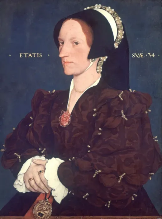 Framed Print : Lady Lee, Margaret Wyatt, 1540. Artist: Hans Holbein the Younger Framed Print : Lady Lee, Margaret Wyatt, 1540. Artist: Hans Holbein the Younger