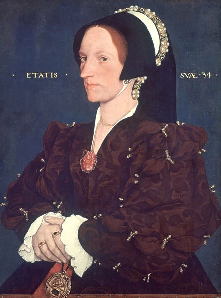 Lady Lee, Margaret Wyatt, 1540. Artist: Hans Holbein the Younger