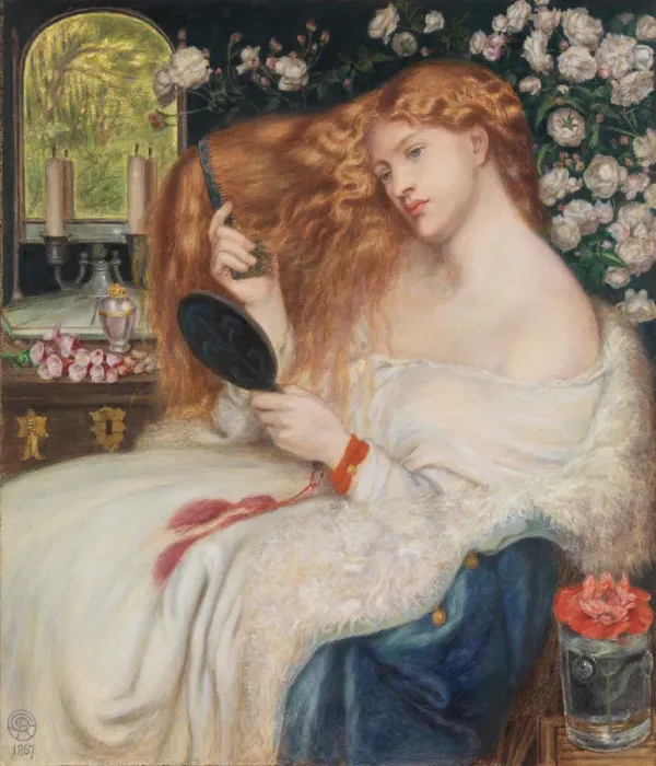 Framed Print : Lady Lilith, 1867. Creators: Dante Gabriel Rossetti, Henry Treffry Dunn Framed Print : Lady Lilith, 1867. Creators: Dante Gabriel Rossetti, Henry Treffry Dunn