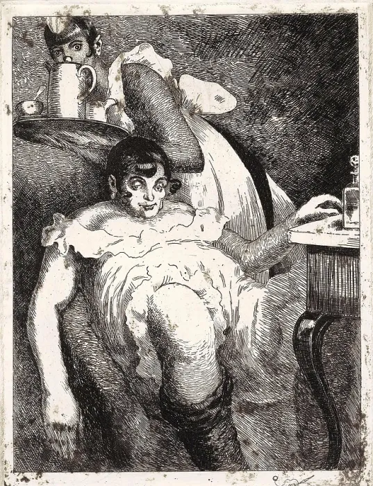 Framed Print : Lady of the manor. From the Series The Seven Deadly Sins, 1923. Creator: Vasyl Masyutin. Lady of the manor. From the Series The Seven Deadly Sins, 1923 Framed Print : Lady of the manor. From the Series The Seven Deadly Sins, 1923. Creator: Vasyl Masyutin. Lady of the manor. From the Series The Seven Deadly Sins, 1923