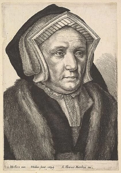 Lady Mary Butts, 1649. Creator: Wenceslaus Hollar