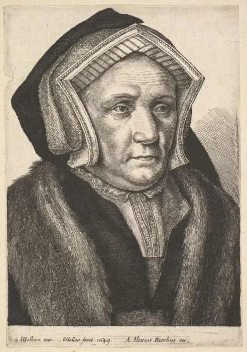 Framed Print : Lady Mary Butts, 1649. Creator: Wenceslaus Hollar