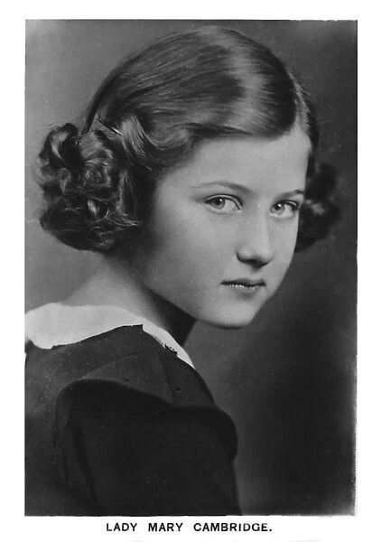 Lady Mary Cambridge, 1937
