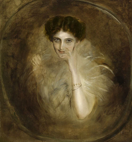 Lady Mary Victoria Leiter Curzon, 1901. Creator: Franz von Lenbach