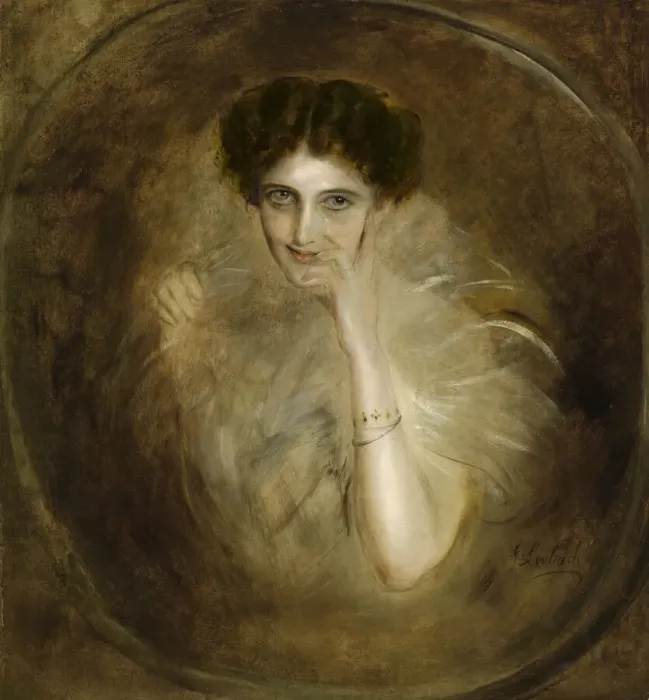 Framed Print : Lady Mary Victoria Leiter Curzon, 1901. Creator: Franz von Lenbach Framed Print : Lady Mary Victoria Leiter Curzon, 1901. Creator: Franz von Lenbach
