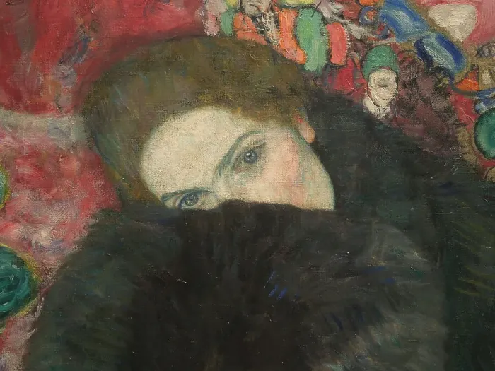 Framed Print : Lady with a Muff, 1916-1917. Creator: Klimt; Gustav (1862-1918) Framed Print : Lady with a Muff, 1916-1917. Creator: Klimt; Gustav (1862-1918)