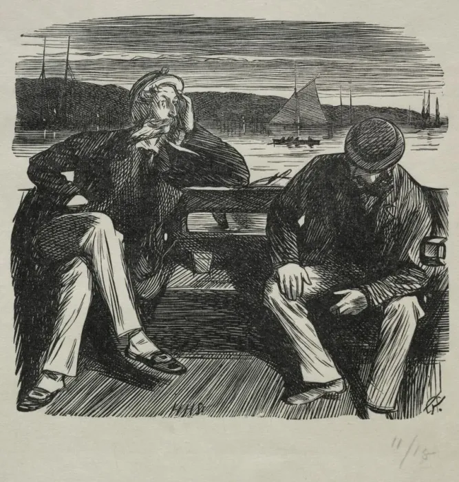 Framed Print : Lady Nelly - the Flirt, 1869. Creator: Charles Samuel Keene (British, 1823-1891) Framed Print : Lady Nelly - the Flirt, 1869. Creator: Charles Samuel Keene (British, 1823-1891)
