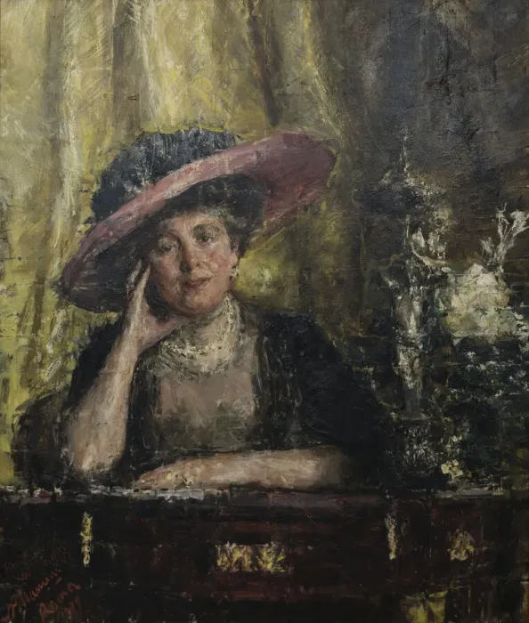 Framed Print : Lady Phillips, 1909. Creator: Mancini, Antonio (1852-1930) Framed Print : Lady Phillips, 1909. Creator: Mancini, Antonio (1852-1930)