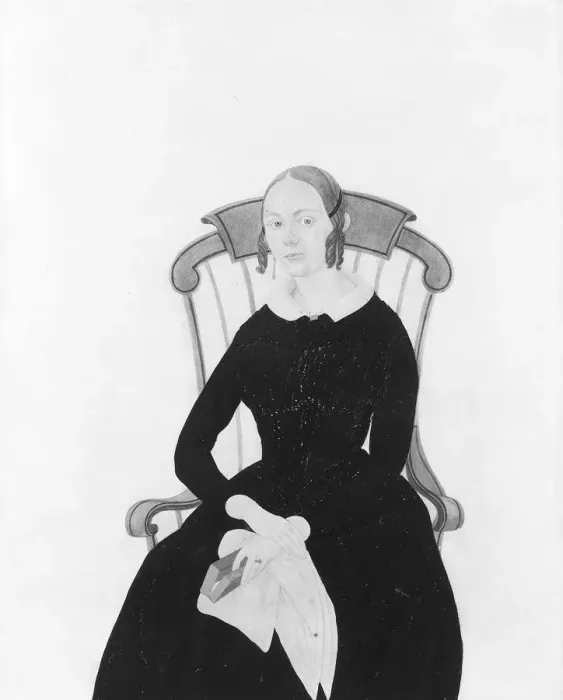 Framed Print : Lady Seated in a Boston Rocker. Creator: Jane Anthony Davis Framed Print : Lady Seated in a Boston Rocker. Creator: Jane Anthony Davis