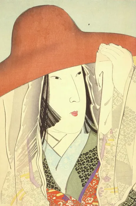 Framed Print : Lady Sei Shonagon (image 2 of 3), 1896. Creator: Kobayashi Kiyochika Framed Print : Lady Sei Shonagon (image 2 of 3), 1896. Creator: Kobayashi Kiyochika