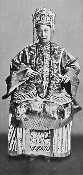 A lady of Shanghai, wife of a mandarin, 1902. Artist: Mr Afong