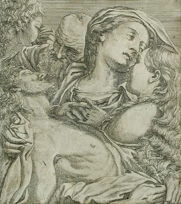 Framed Print : Our Lady of Sorrows, 16th century. Creator: Correggio Framed Print : Our Lady of Sorrows, 16th century. Creator: Correggio