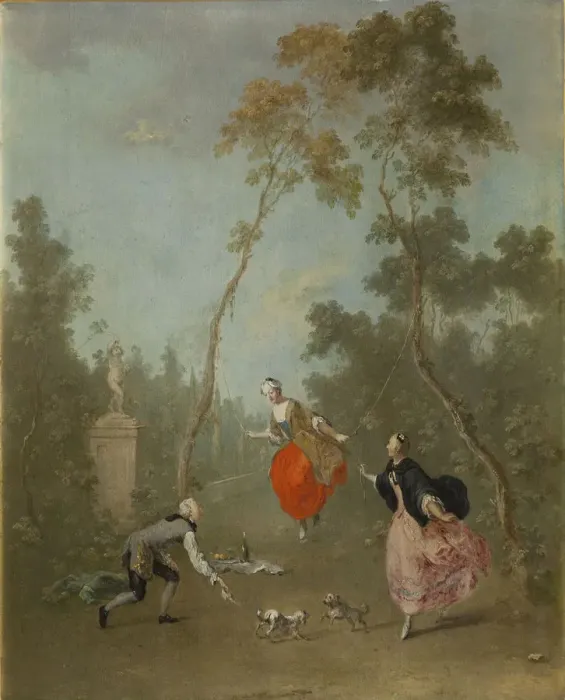 Framed Print : Lady on a swing Framed Print : Lady on a swing