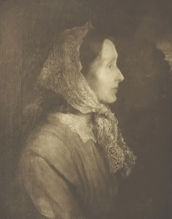 Framed Print : Lady Tennyson, c. 1893. Creator: Henry Herschel Hay Cameron Framed Print : Lady Tennyson, c. 1893. Creator: Henry Herschel Hay Cameron