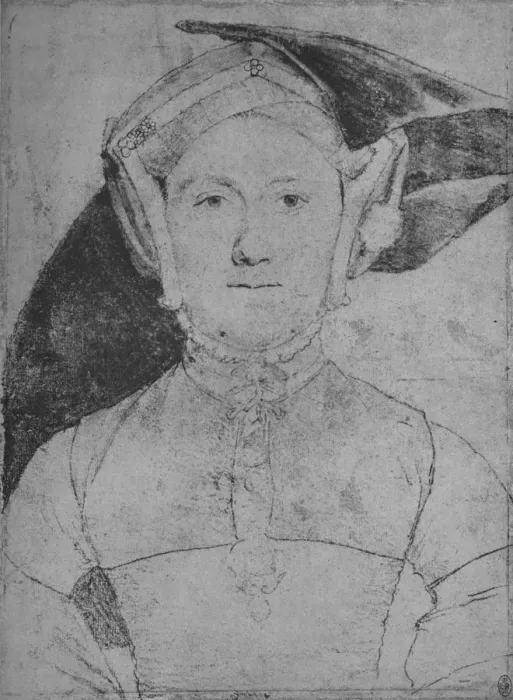 Framed Print : A Lady: Unknown, c1532-1543 (1945). Artist: Hans Holbein the Younger Framed Print : A Lady: Unknown, c1532-1543 (1945). Artist: Hans Holbein the Younger