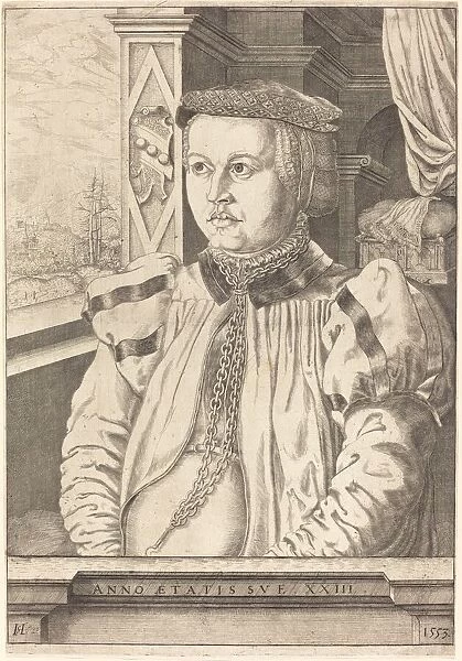 Lady von Eckh (born Piencsenau), 1553. Creator: Hans Sebald Lautensack