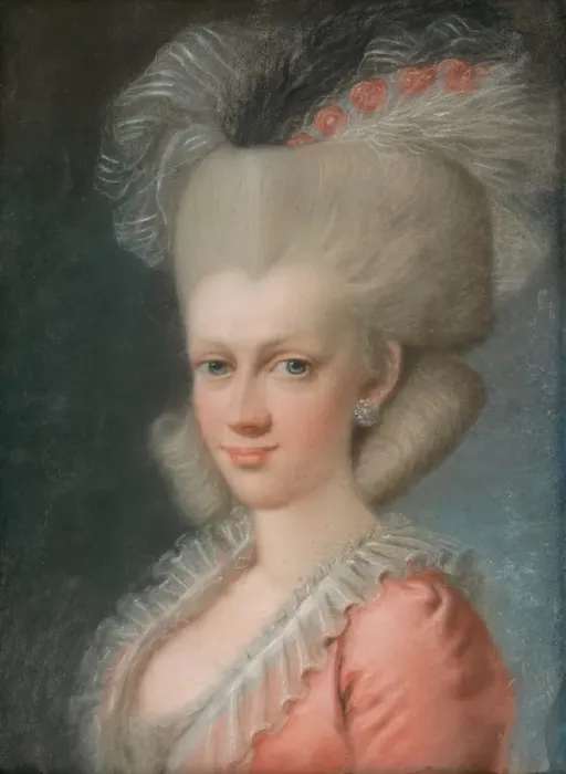 Framed Print : Lady with a wig, 1780-1810. Creator: Jozef Fridrich Wagner Framed Print : Lady with a wig, 1780-1810. Creator: Jozef Fridrich Wagner