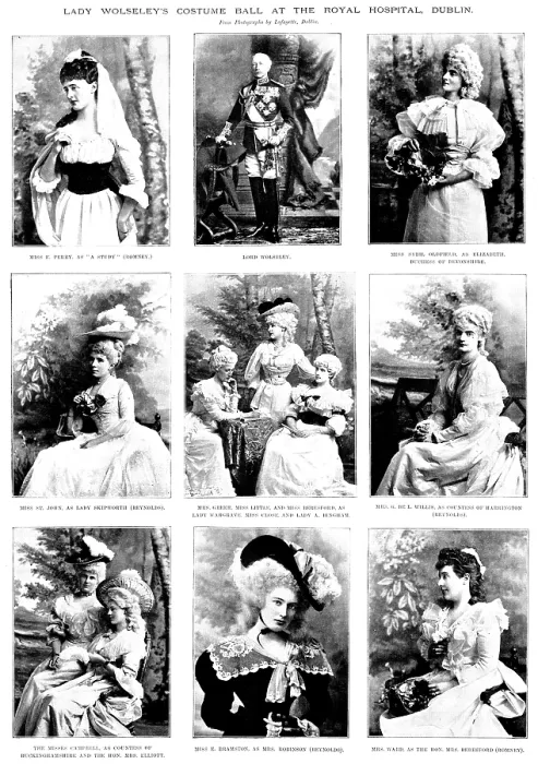 Framed Print : Lady Wolseley's costume ball at the Royal Hospital, Dublin, 1895. Creator: Lafayette. Lady Wolseley's costume ball at the Royal Hospital, Dublin, 1895. Creator: Lafayette Framed Print : Lady Wolseley's costume ball at the Royal Hospital, Dublin, 1895. Creator: Lafayette. Lady Wolseley's costume ball at the Royal Hospital, Dublin, 1895. Creator: Lafayette