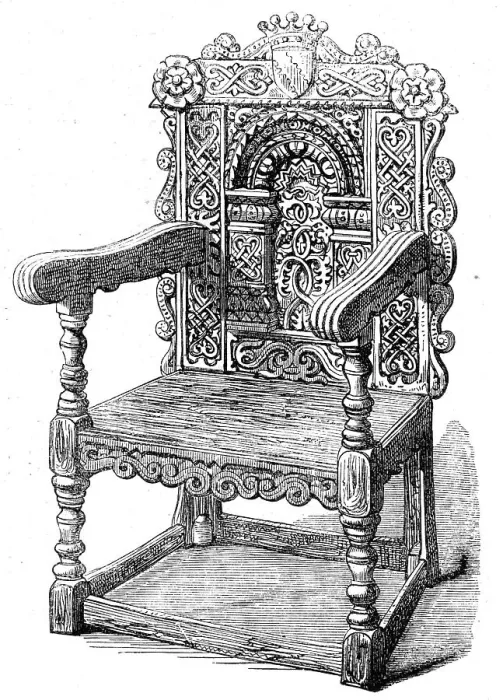 Framed Print : My Lady's Chair, at Corby Castle, formerly belonging to the Countess of Derwentwater, 1862. Creator: Unknown. My Lady's Chair, at Corby Castle, formerly belonging to the Countess of Derwentwater, 1862. Creator: Unknown Framed Print : My Lady's Chair, at Corby Castle, formerly belonging to the Countess of Derwentwater, 1862. Creator: Unknown. My Lady's Chair, at Corby Castle, formerly belonging to the Countess of Derwentwater, 1862. Creator: Unknown