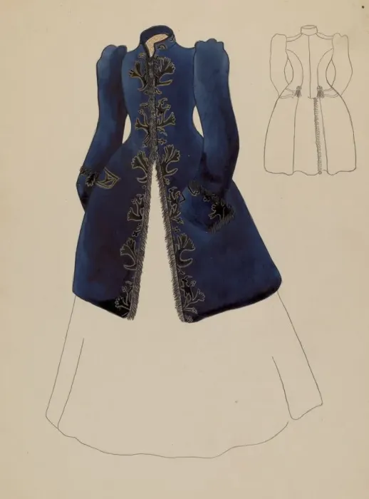 Framed Print : Ladys Coat, c. 1936. Creator: Charles Criswell Framed Print : Ladys Coat, c. 1936. Creator: Charles Criswell