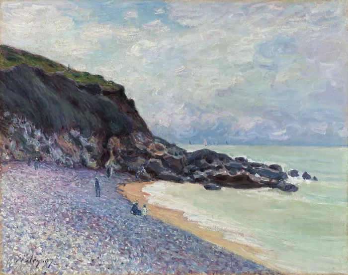 Framed Print : Lady's Cove, Langland Bay, Wales, 1897. Creator: Sisley, Alfred (1839-1899). Lady's Cove, Langland Bay, Wales, 1897. Creator: Sisley, Alfred (1839-1899) Framed Print : Lady's Cove, Langland Bay, Wales, 1897. Creator: Sisley, Alfred (1839-1899). Lady's Cove, Langland Bay, Wales, 1897. Creator: Sisley, Alfred (1839-1899)