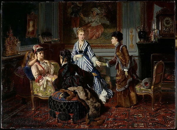 Lady's Day, c1875. Creator: Charles Boutibonne