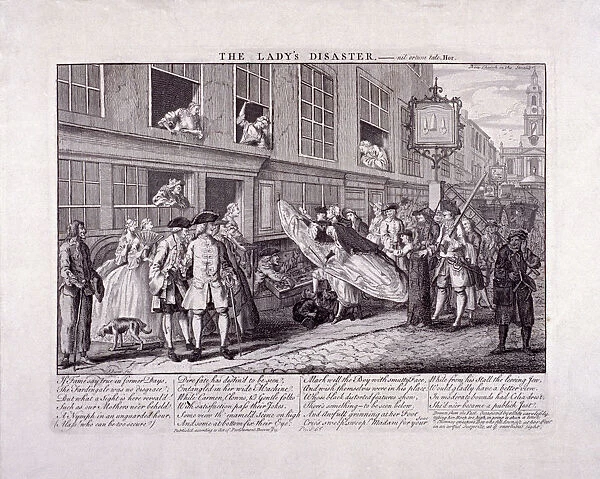 The ladys disaster, 1747. Artist: John June