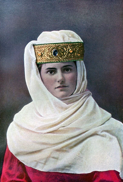 Ladys headdress, c1290, (1910)