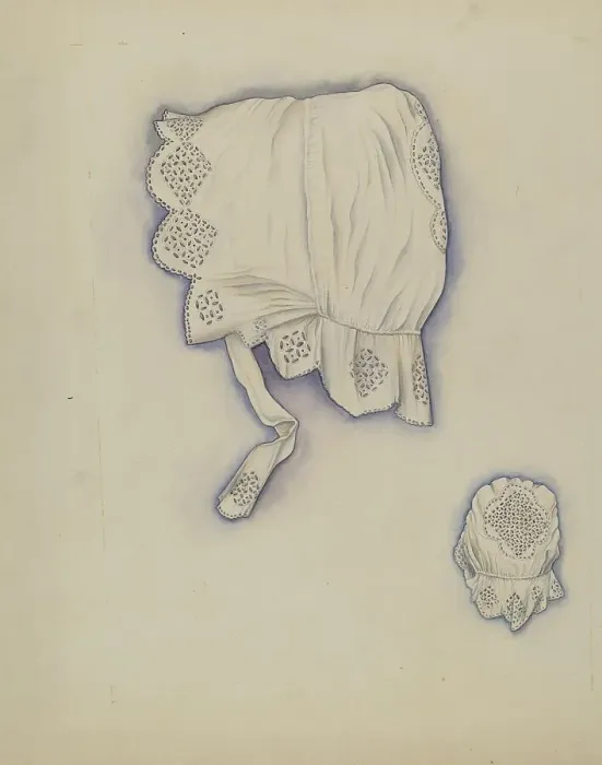 Framed Print : Lady's Night Cap, c. 1938. Creator: Sarah F. Williams