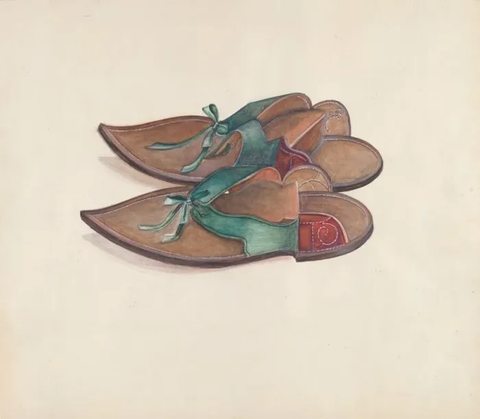 Framed Print : Ladys Overshoes, c. 1936. Creator: Ella Josephine Sterling Framed Print : Ladys Overshoes, c. 1936. Creator: Ella Josephine Sterling