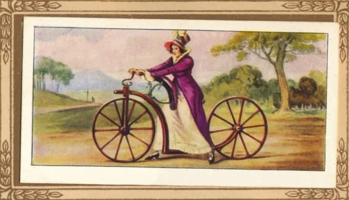 Framed Print : Ladys Pedestrian Hobby-Horse, 1819, (1939) Framed Print : Ladys Pedestrian Hobby-Horse, 1819, (1939)