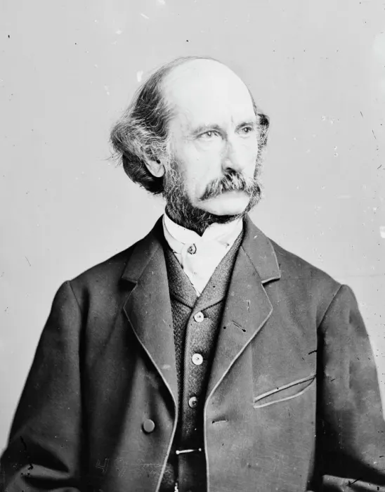 Framed Print : Lafayette Sabine Foster of Connecticut, between 1855 and 1865. Creator: Unknown Framed Print : Lafayette Sabine Foster of Connecticut, between 1855 and 1865. Creator: Unknown