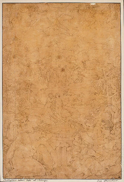 L'âge d'or (The Golden Age). Creator: Vasari, Giorgio (1511-1574)