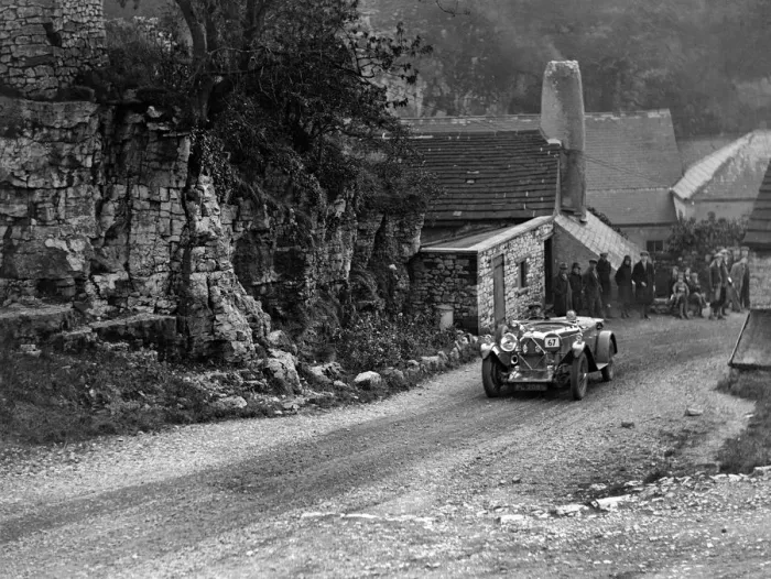 Framed Print : Lagonda of Lord de Clifford competing in the MCC Sporting Trial, Litton Slack, Derbyshire, 1930 Framed Print : Lagonda of Lord de Clifford competing in the MCC Sporting Trial, Litton Slack, Derbyshire, 1930