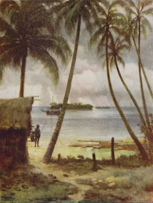 Framed Print : A Lagoon, Solomon Islands, 1923. Creator: Unknown Framed Print : A Lagoon, Solomon Islands, 1923. Creator: Unknown