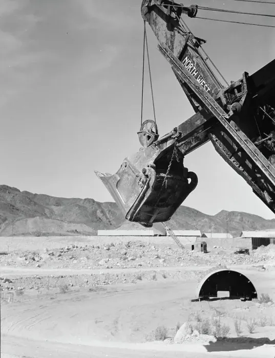 Framed Print : Laguna Dam, 1937. Creator: Dorothea Lange Framed Print : Laguna Dam, 1937. Creator: Dorothea Lange