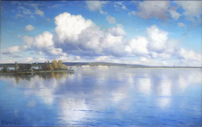 Framed Print : The Lake. Found in the Collection of State Museum of Architecture, History Framed Print : The Lake. Found in the Collection of State Museum of Architecture, History